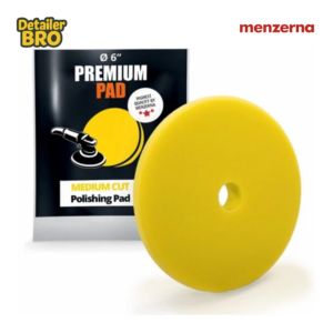 Menzerna Medium Cut Foam Pad - Yellow - Image 1